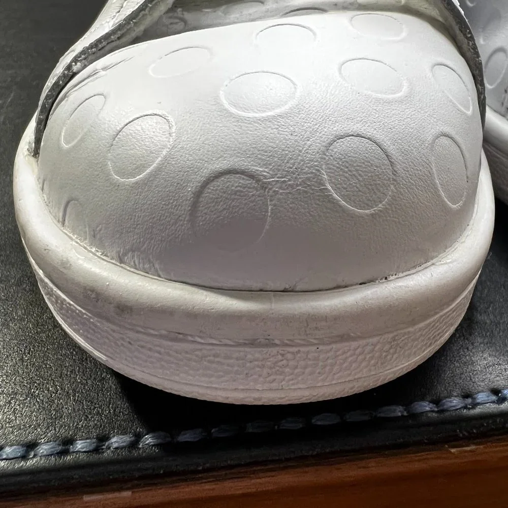 Adidas Stan Smith Green & White Embossed Polka Dot Sneakers - Picture 3 of 13